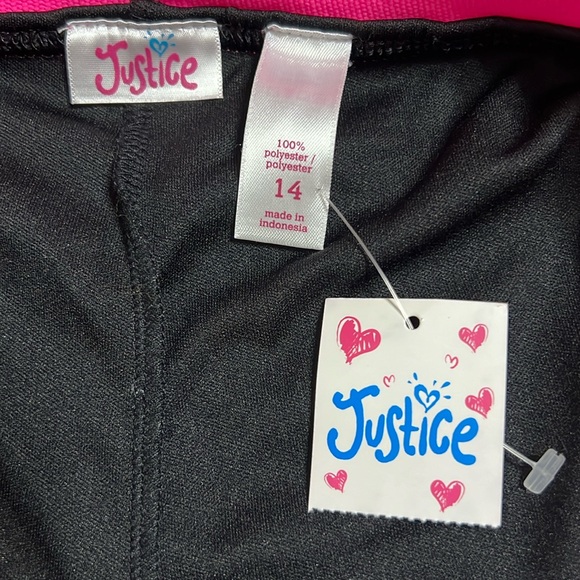 NWT Justice Girl Sparkly Mini Skirt - Picture 3 of 5